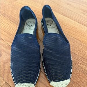 Vince Camuto Blue Espadrille Slip-Ons 8 new w/out box